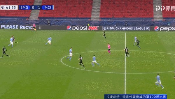 【欧冠】B席传射 热苏斯首发建功 曼城2比0客胜门兴